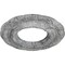 Ekena Millwork Lisbon Ceiling Medallion (Fits Canopies up to 7"), 15 3/8"OD x 7"ID x 1"P, Ultra Pure White Crackle CM15LIUWC - alternate 3